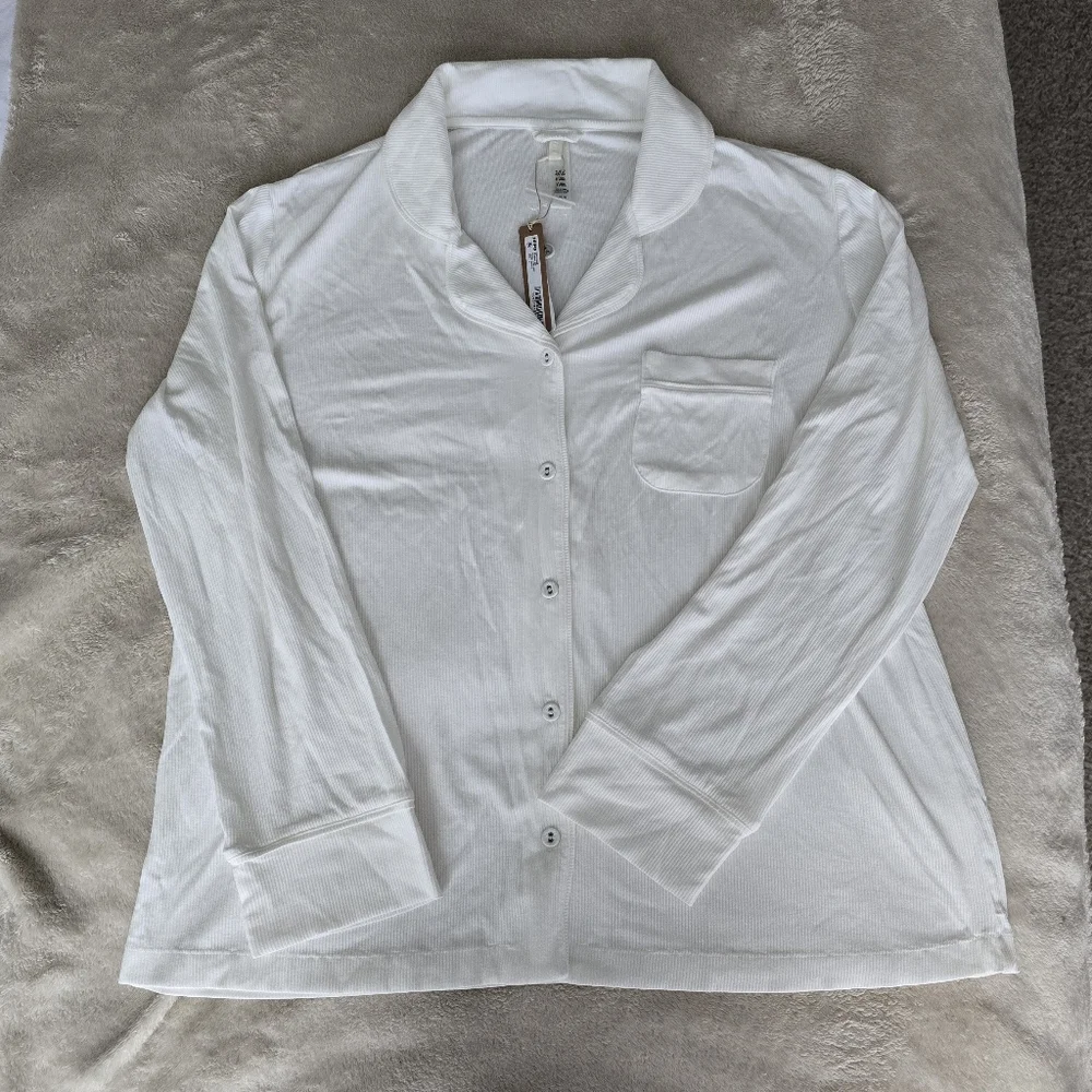 NWT Skims Soft Lounge Pj Top Size L - Picture 4 of 4